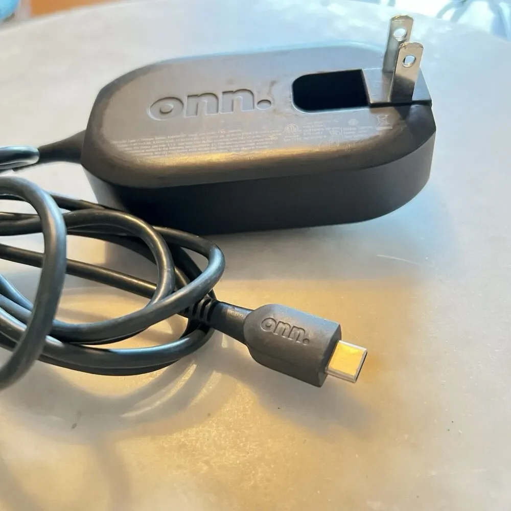onn 9ft Type C Wall Travel Charger - Black